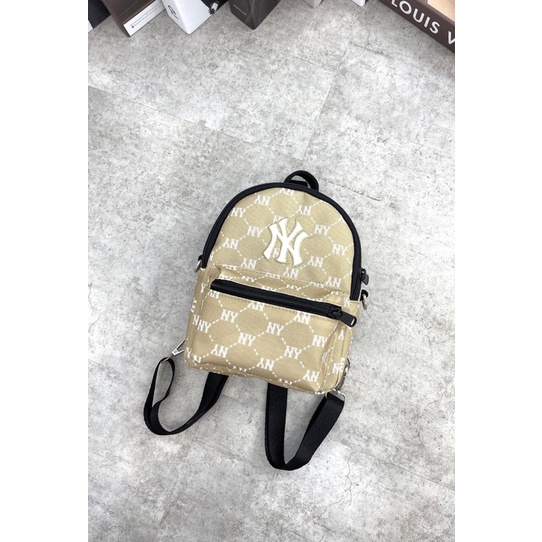 (Hàng Xuất Xịn)Balo mono mini 2 màu đen-nâu kem