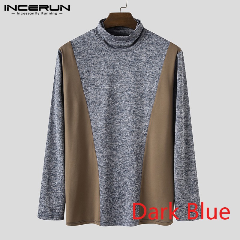 Áo INCERUN Tay Dài Cổ Cao Phong Cách Cá Tính Thời Trang Nam | BigBuy360 - bigbuy360.vn
