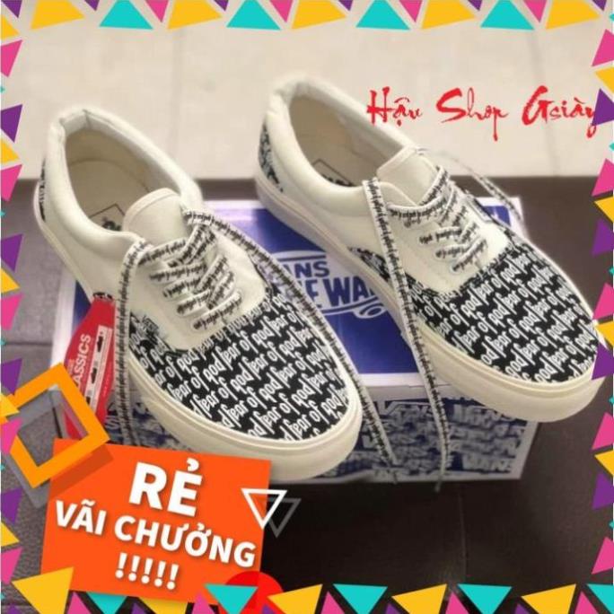 [SALE SỐC] GIÀY 𝐕𝐀𝐍𝐒 FOG FEAR OF GOD LÓT GÓT DA - GIÀY 𝐕𝐀𝐍𝐒 DÂY CHỮ- Giày thể thao nam nữ hàng cao cấp có sẵn | BigBuy360 - bigbuy360.vn