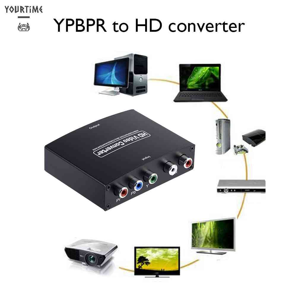 Bộ ChuyểN ĐổI Âm Thanh / Video 1080P 5 RCA RGB Sang HDMI