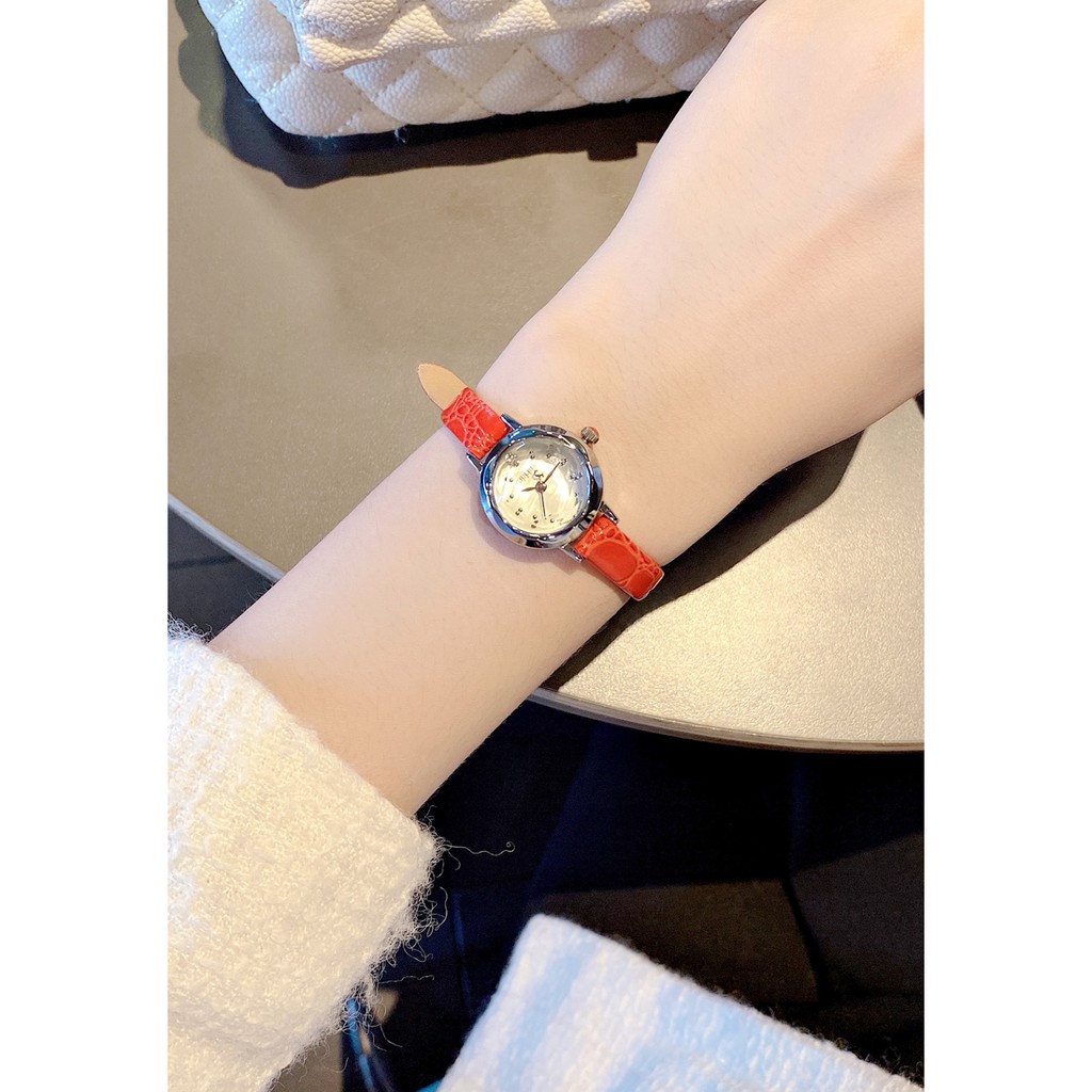 Đồng hồ nữ JA-482 Julius Hàn Quốc dây da mặt tròn (nhiều màu) | BigBuy360 - bigbuy360.vn