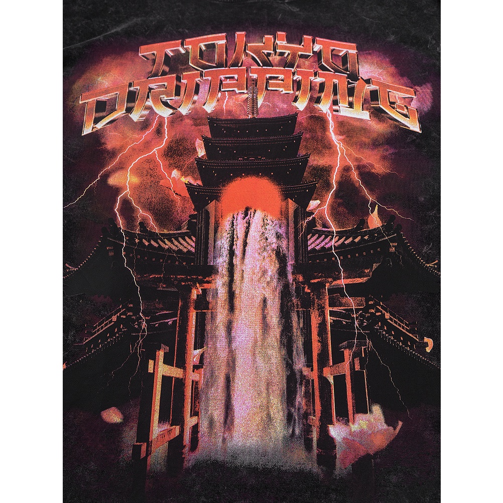 Áo Thun Tay Lỡ Unisex TOKYO DRIPPING WASHED 100% Cotton - HADES Brand Chính Hãng | BigBuy360 - bigbuy360.vn