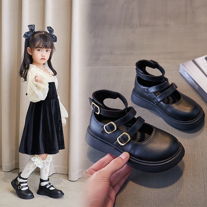 Giày Búp Bê Bé Gái Kiểu Dáng Vitage Giày Bé Gái Phong Cách Tiểu Thư Hàn Quốc