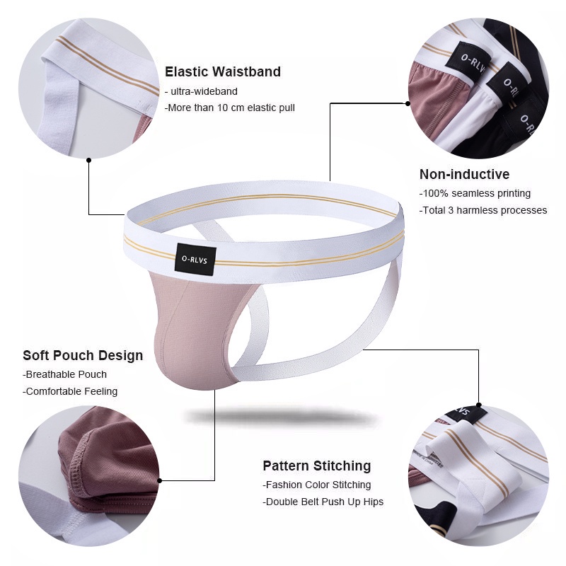 Quần Lót Nam Lưng Thấp Mềm Mại Thoáng Khí Gợi Cảm / 6108