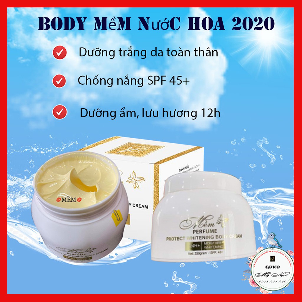 Kem Body Mềm ACOSMETICS, kem dưỡng trắng da toàn thân, giúp da trắng sáng, mềm mịn, 1 hộp dùng từ 2-4 tháng