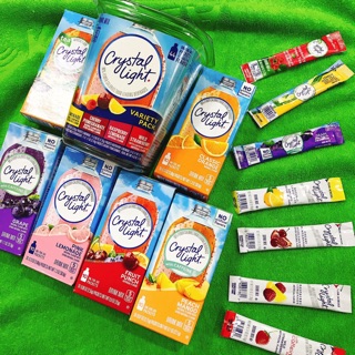 Crystal light pha nước vị trái cây(combo 10 gói)