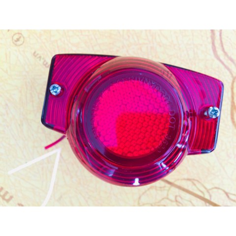 Cóc+ đế + chụp đèn hậu cho xe honda 66 -gắn vừa cho xe 67 hay độ chế cub