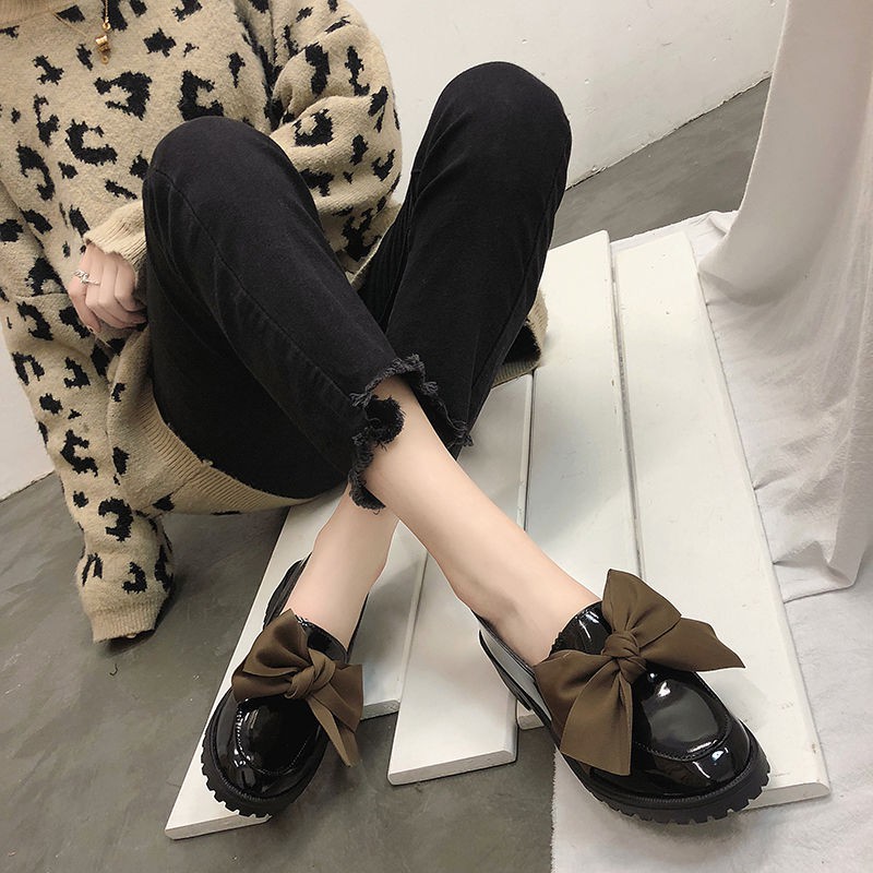 Giày Da Đế Bằng Thời Trang Thanh Lịch Cho Nữ | BigBuy360 - bigbuy360.vn