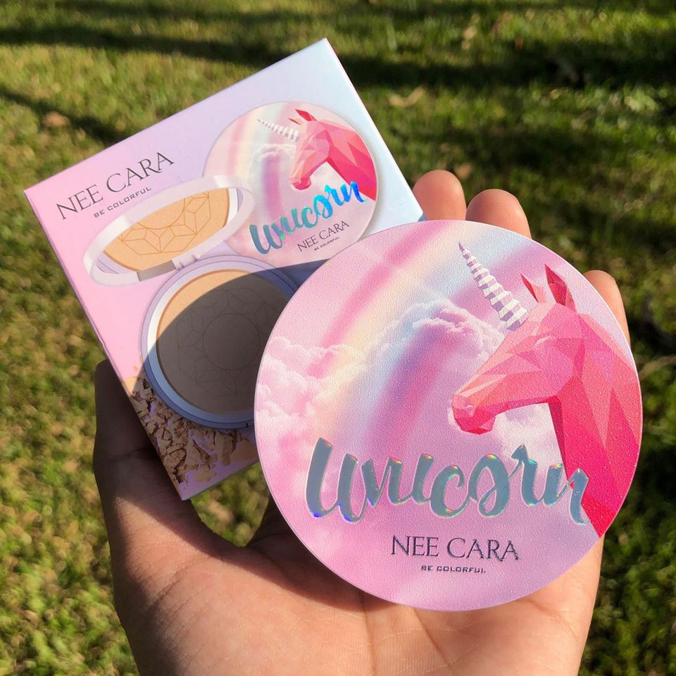 Phấn Phủ Kiềm Dầu Che Phủ Cao Nee Cara Tông Tự Nhiên Unicorn Pressed Powder N663 No.21 - Phấn Phủ Nee Cara Tông Tự Nhiên