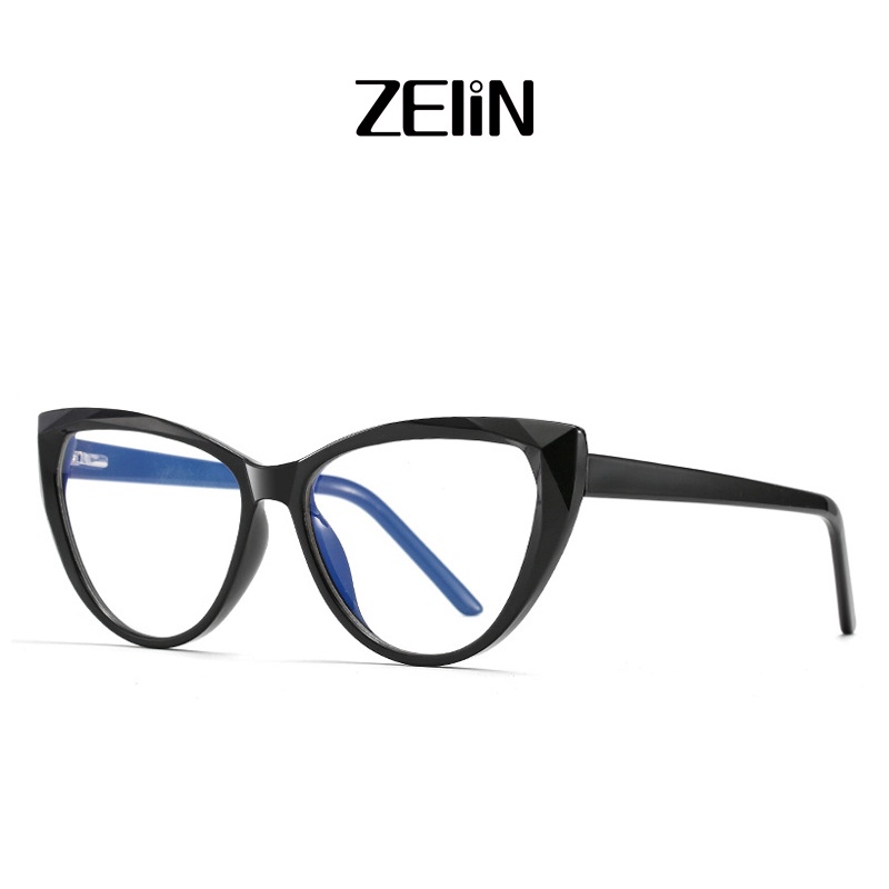 Mắt kính ZEliN gọng phẳng TR90 chống ánh sáng xanh thời trang cho nữ