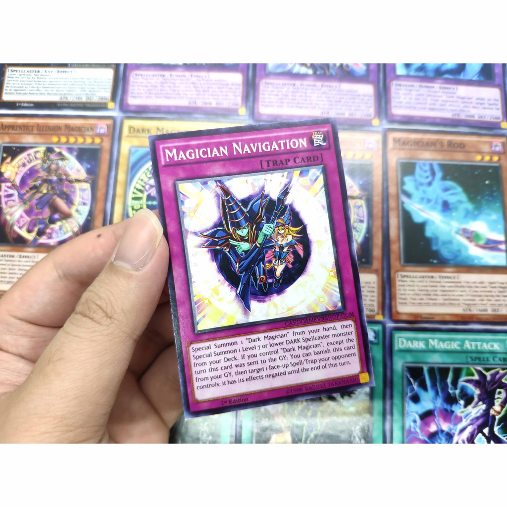 Bài Yugioh ❤️FREESHIP❤️ Thẻ bài Yugioh Dark Magician deck 54 lá