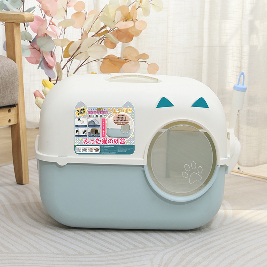 [Mã 252FMCGSALE giảm 8% tối đa 100k đơn 500K] Nhà vệ sinh cho mèo zise lớn có kèm xẻng Sakura Lapeta