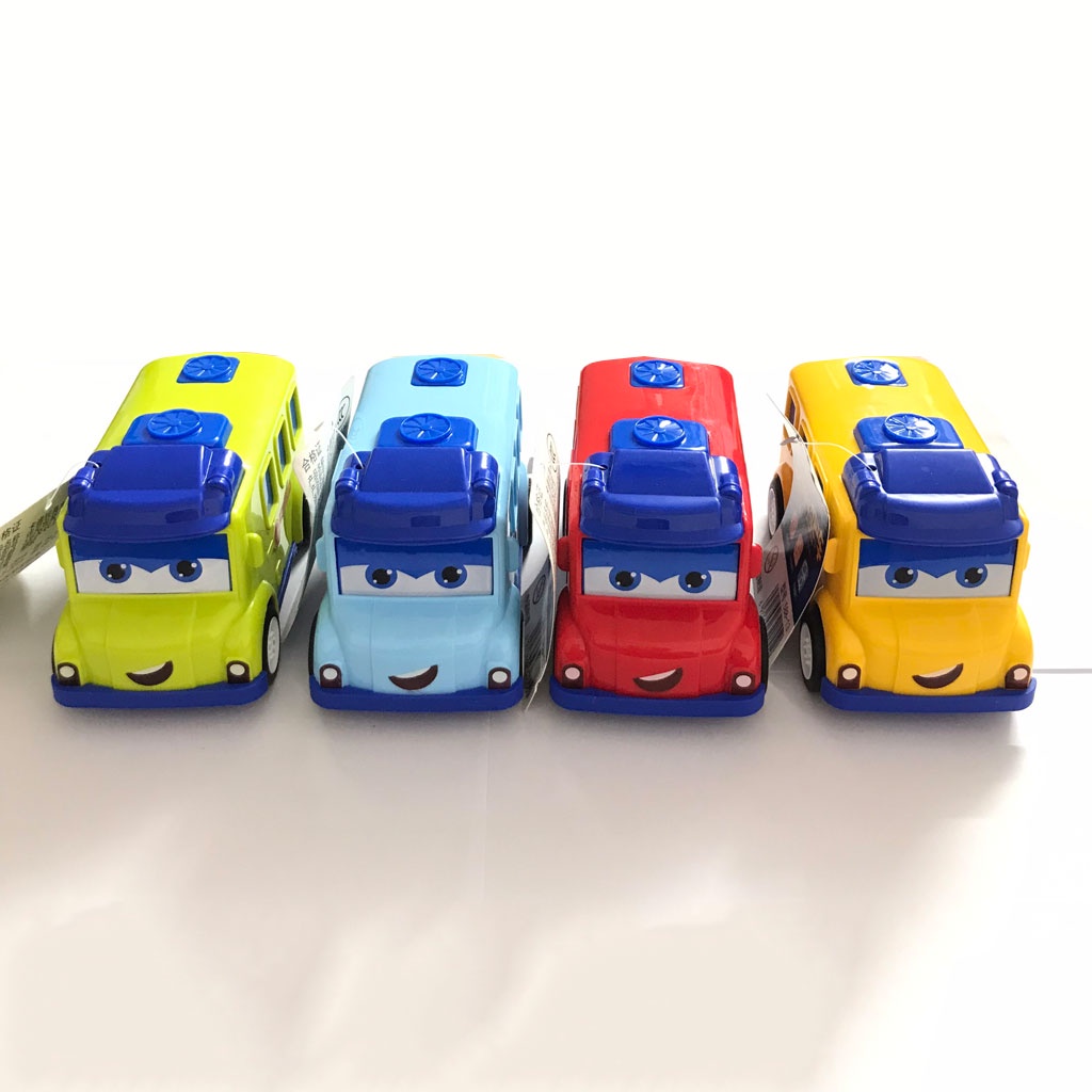 Bộ 12 chiếc ô tô xe chạy đà - Đồ chơi mô hình ô tô màu sắc bắt mắt đáng yêu cho bé