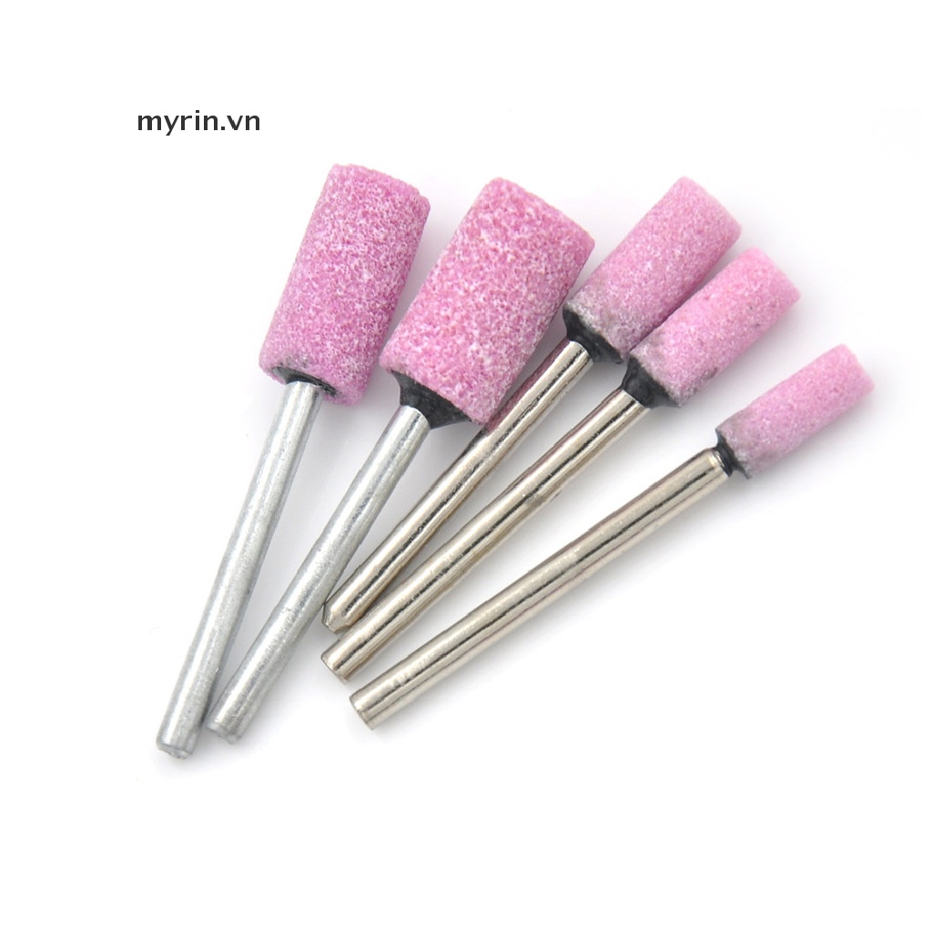 Set 10 Đầu Mài Dạng Xoay Màu Hồng Chất Lượng Cao