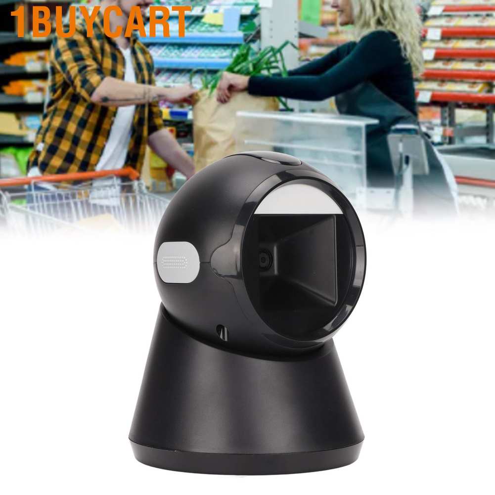 1buycart Máy scan mã vạch 2D để bàn tự động quét tay kết nối USB