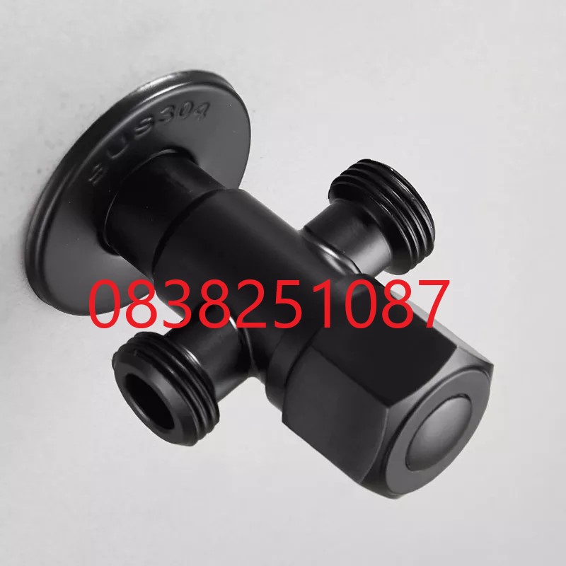 Combo bộ vòi xịt vệ sinh  Inox 304 và van nước chữ T Inox 304