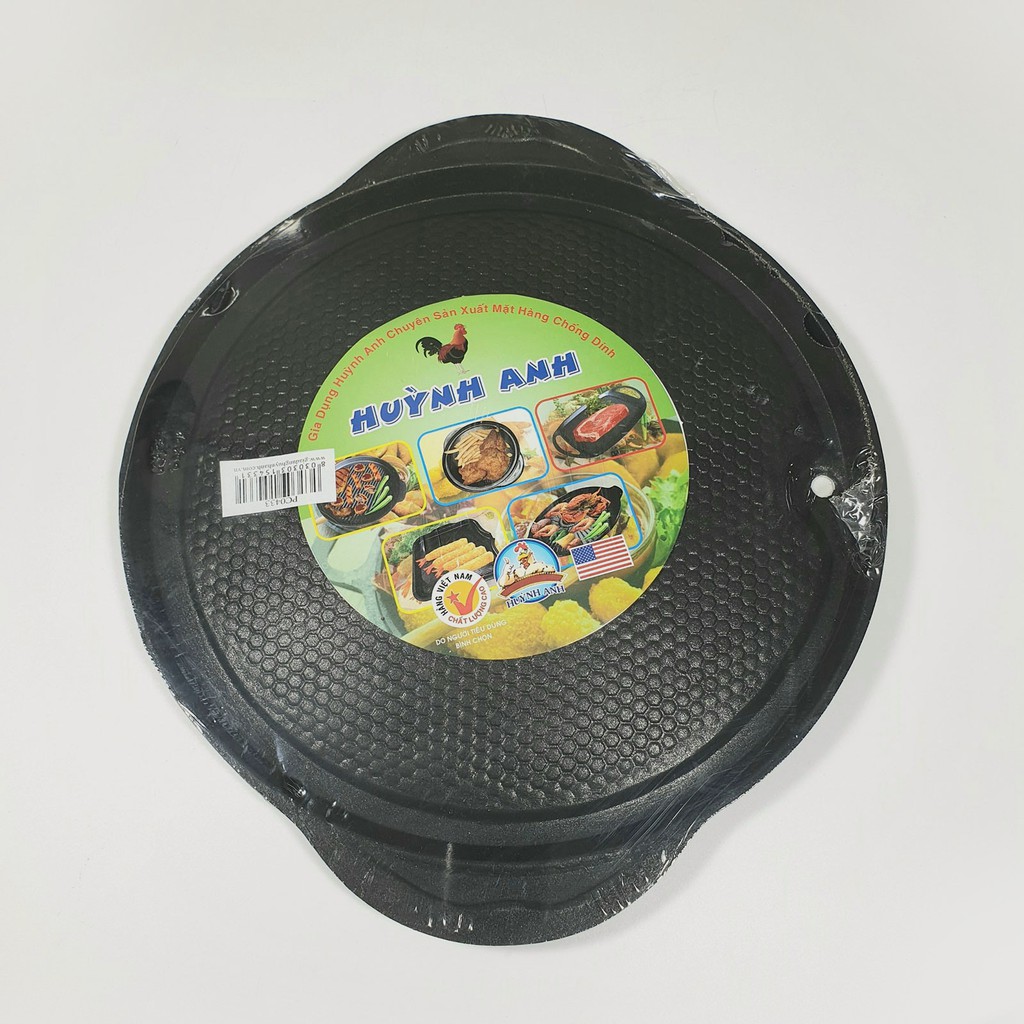 Chảo nướng chống dính - Kích thước 32cm ( Đen ) | BigBuy360 - bigbuy360.vn