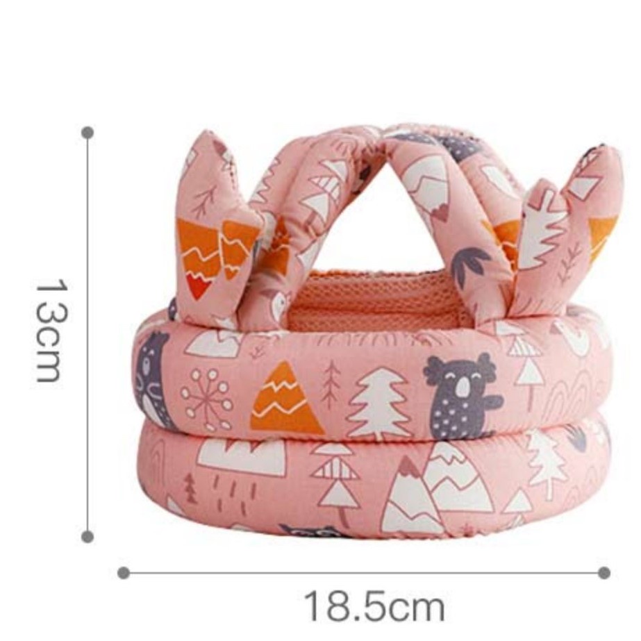 Mũ bảo vệ đầu cho bé tập đi , mũ chống va đầu cho bé - Little Bear