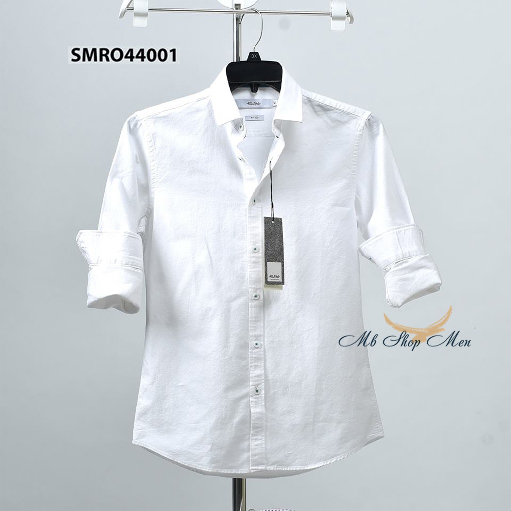 [free ship] Áo Sơ Mi Nam Oxford Cổ Bẻ, Dài Tay Màu Hồng Nhạt Mềm Mịn, dễ mix đồ với quần jean tại Shopee