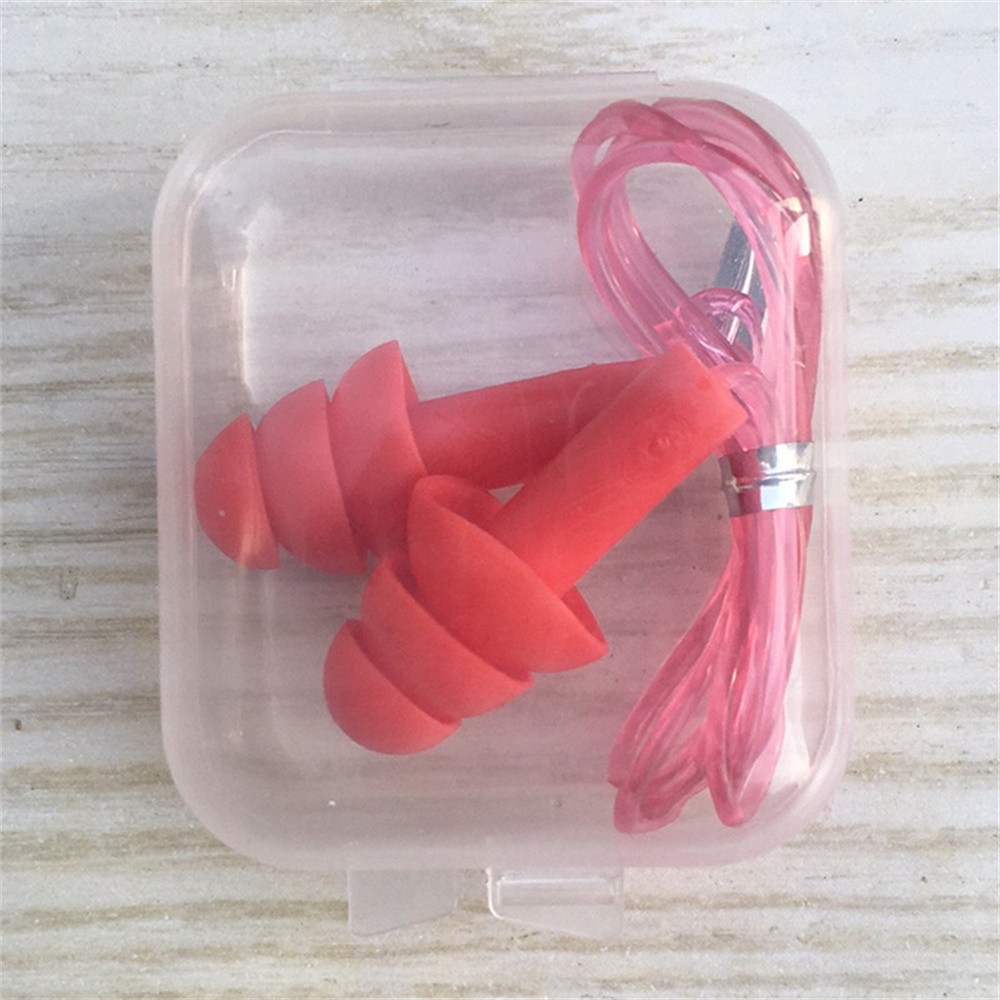 Nút Bịt Tai Bằng Silicon Mềm Thoải Mái Khi Bơi