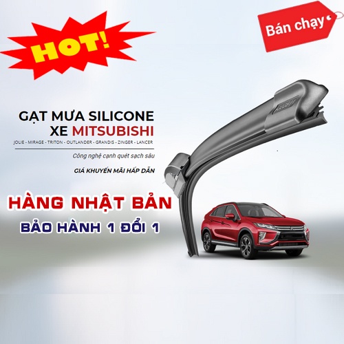 Gạt Mưa ô tô silicon Xe Mitsubishi Expander Triton Outlancer Pajero Sport Pajero  |  Gạt mưa oto 3 khúc