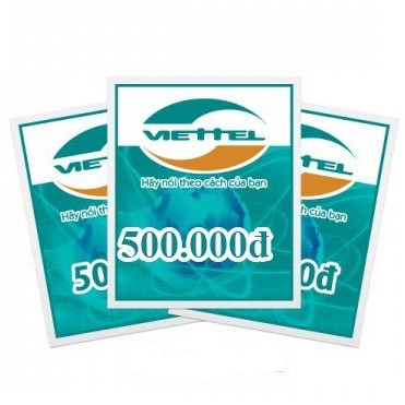 [QC] Thẻ Nạp Viettel 500K - Shop C3TEK