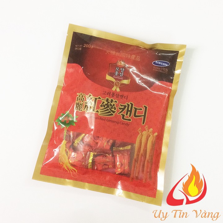 [ COMBO 5 GÓI ] KẸO HỒNG SÂM VITAMIN 200G