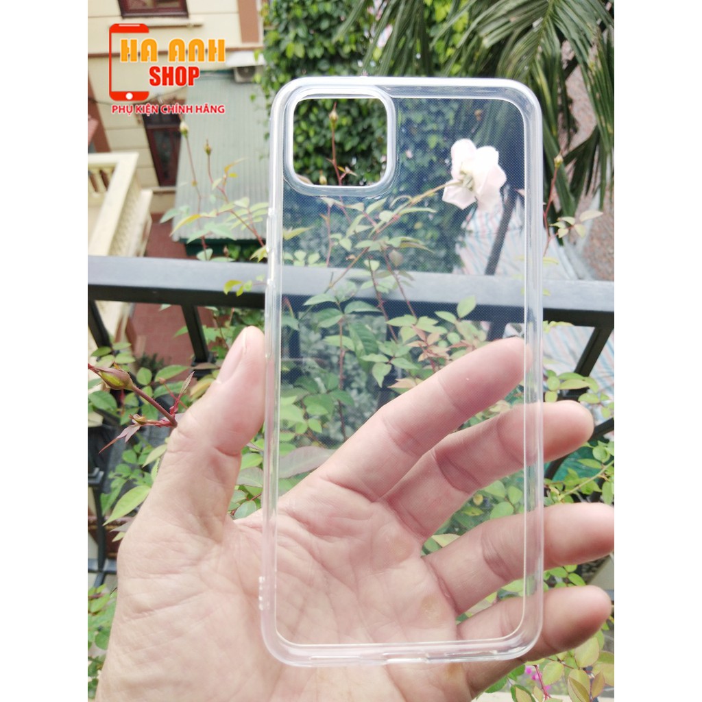 Ốp lưng Google Pixel 4 XL hãng Gor cao cấp, ốp trong suốt, cực dẻo, mỏng, siêu nhẹ, dày 0.4mm, không ố vàng