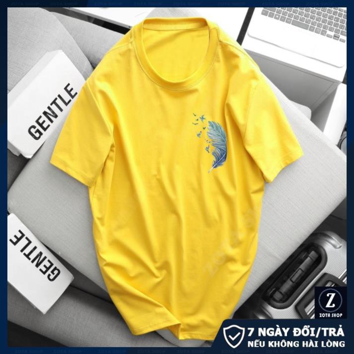 Áo thun nam đẹp - chất mát in 3D Lông Vũ ở ngực | BigBuy360 - bigbuy360.vn