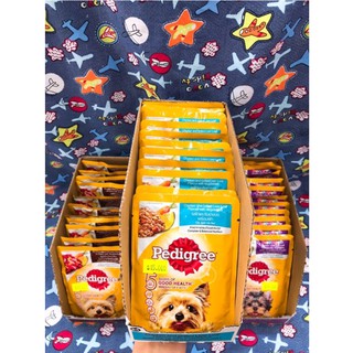 Thức ăn cho chó lớn dạng sốt Pedigree vị gà, gan và rau 80g