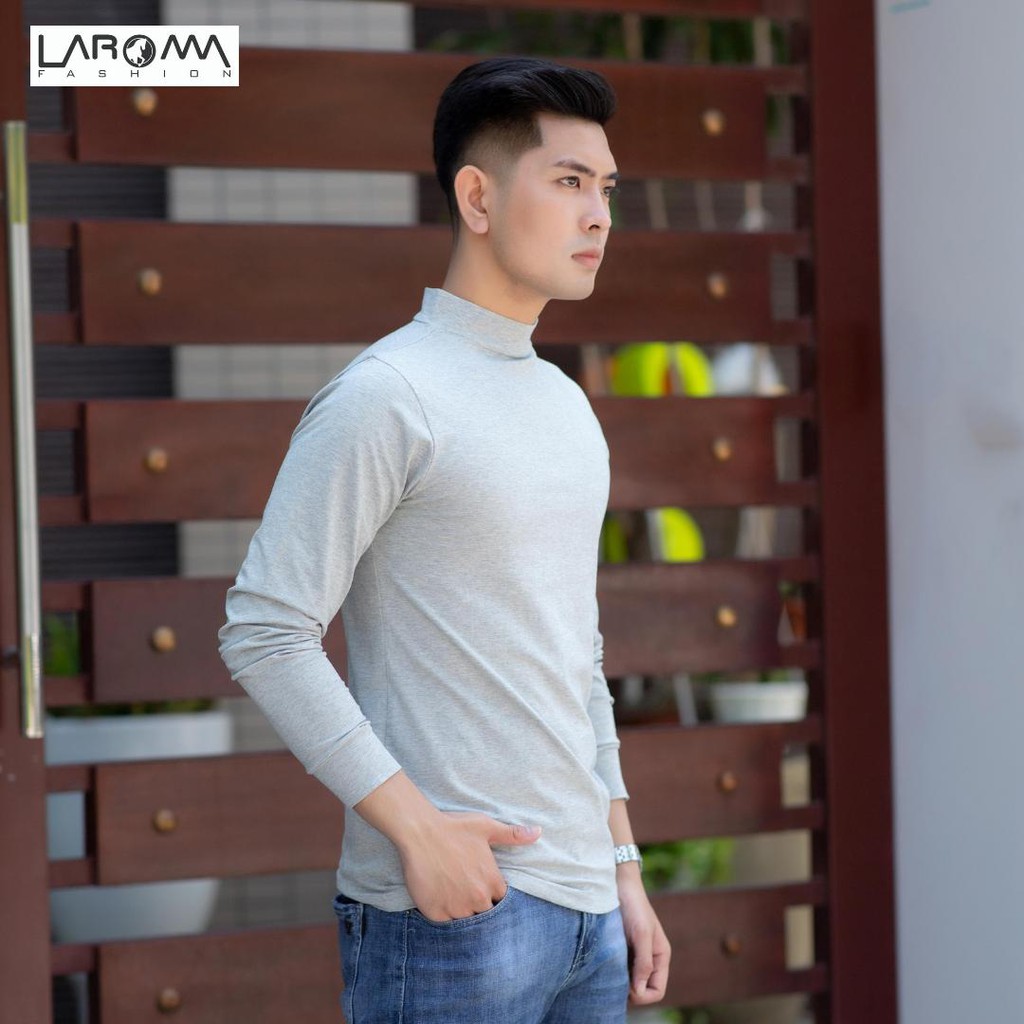 Áo giữ nhiệt nam cổ cao Laroma | Giữ ấm - Siêu đàn hồi - Khử mùi