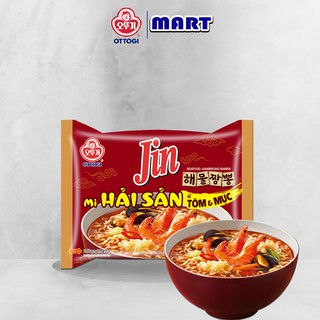 [FREESHIP❤️] - Mì Jin hải sản vị tôm & mực Ottogi 120g