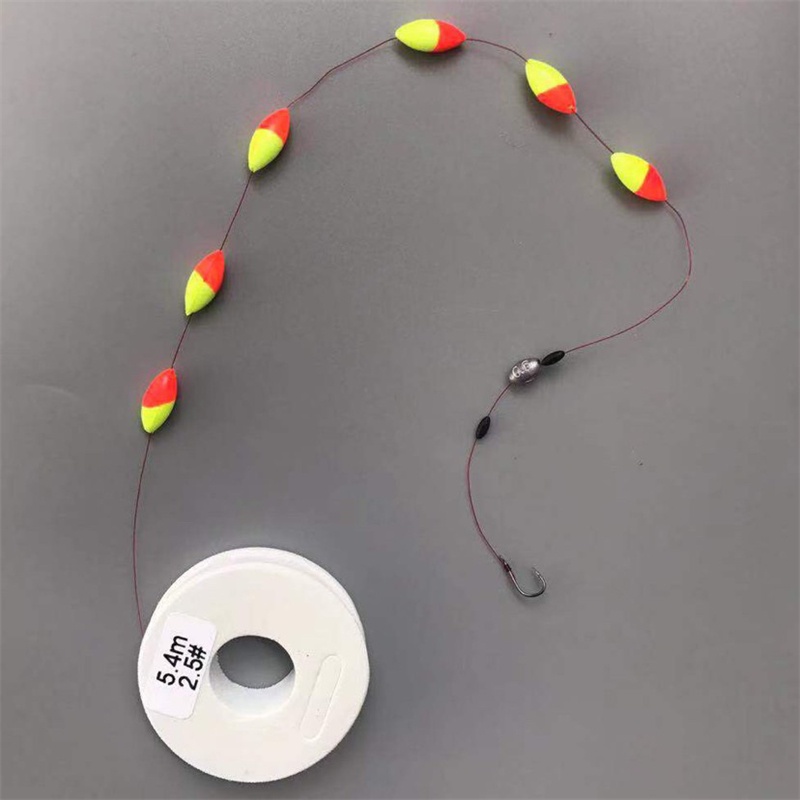 Bộ Dụng Cụ Câu Cá Gồm Phao Câu + Móc Câu + Dây Câu 3.6m
