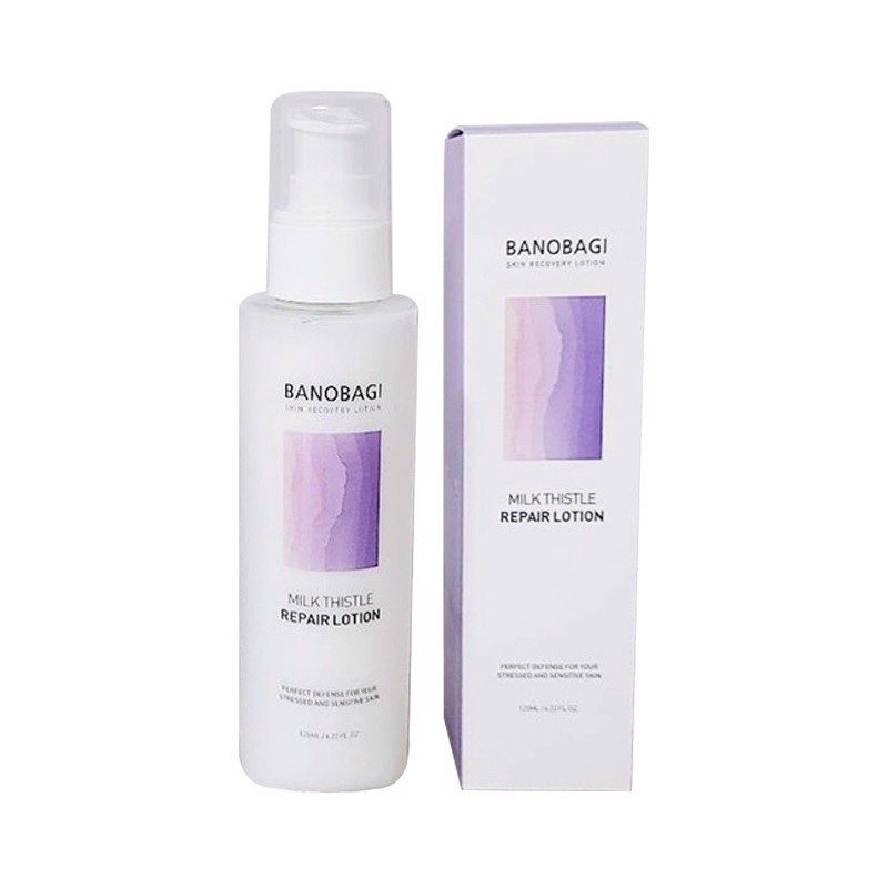 Sữa dưỡng trắng da phục hồi BANOBAGI MILK THISTLE REPAIR LOTION 125ml (Tím)