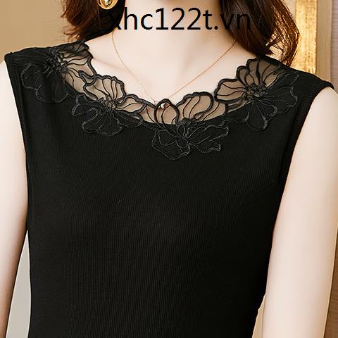 Áo Sát Nách Phối Ren Có Size Lớn Thời Trang Mùa Hè Dành Cho Nữ