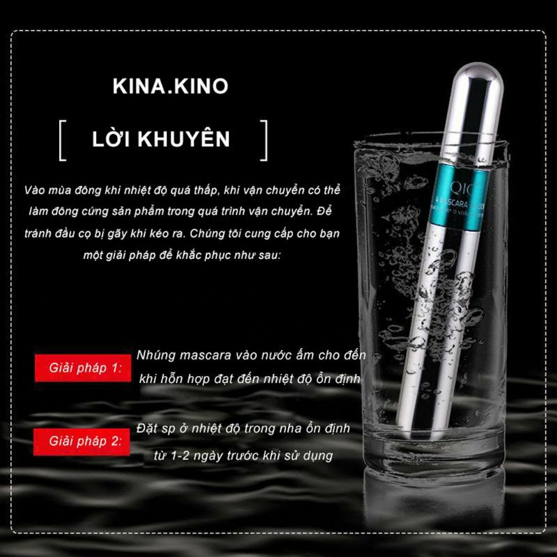 Marcara chuốt mi siêu cong không lem không trôi QIC cao cấp 10g | BigBuy360 - bigbuy360.vn