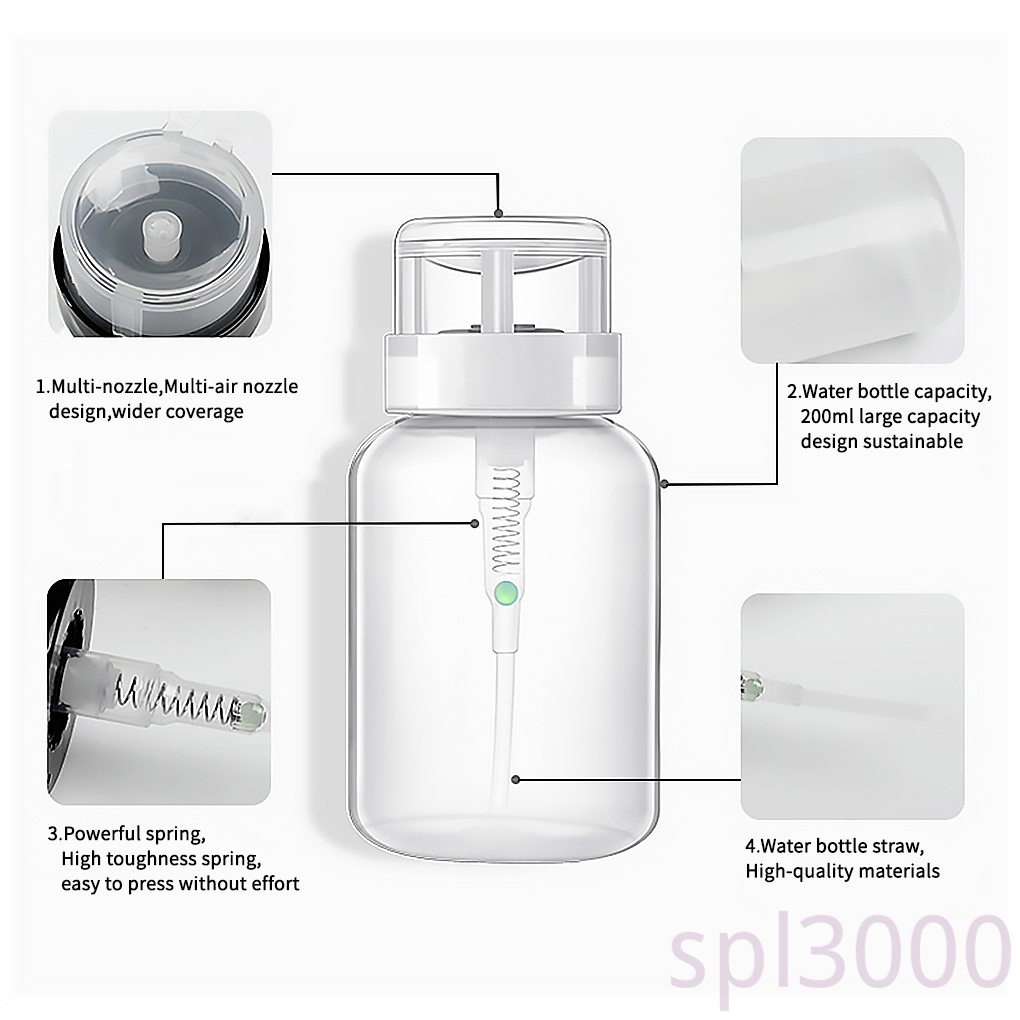 Bình Nhựa Rỗng Đựng Dung Dịch Tẩy Sơn Móng 120ml