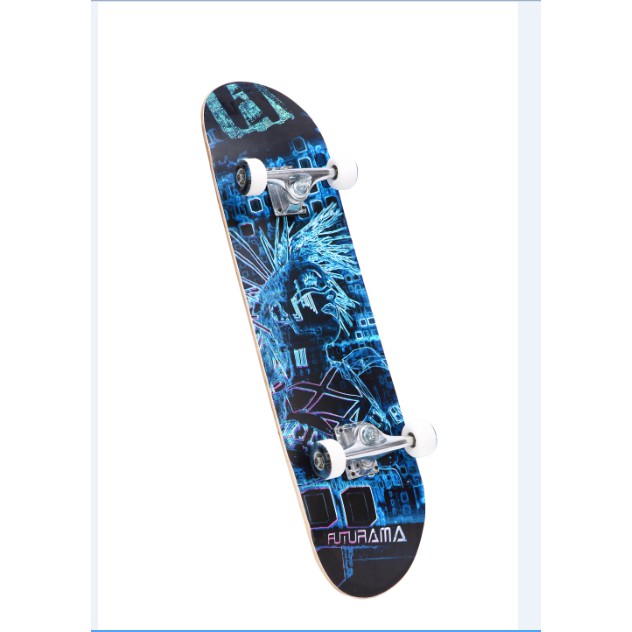 Ván Trượt Cougar Cao Cấp Mặt Nhám Đen Bánh Đục Mặt Dưới CÓ HÌNH CÁ TÍNH