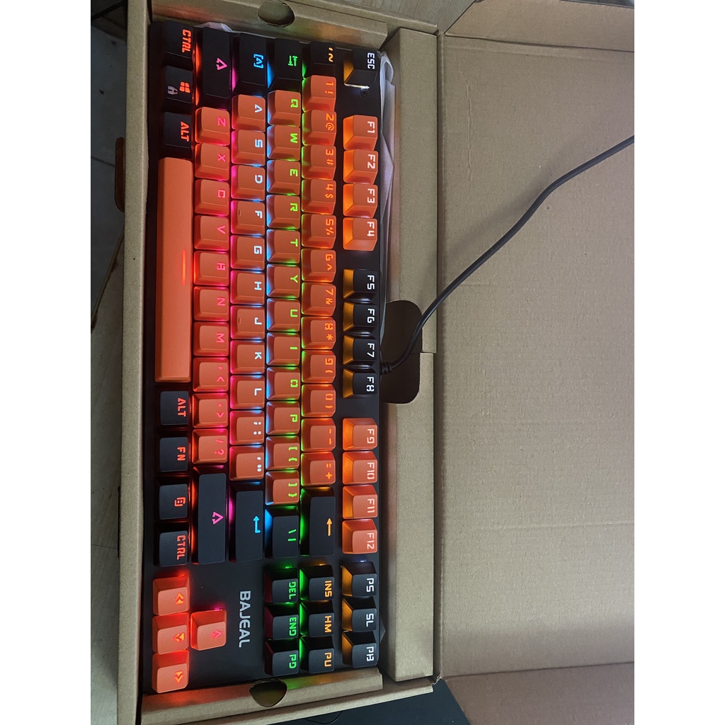 Bàn phím cơ gaming Bajeal K200 Pro ,Led rainbow phù hợp cho PC và Laptop