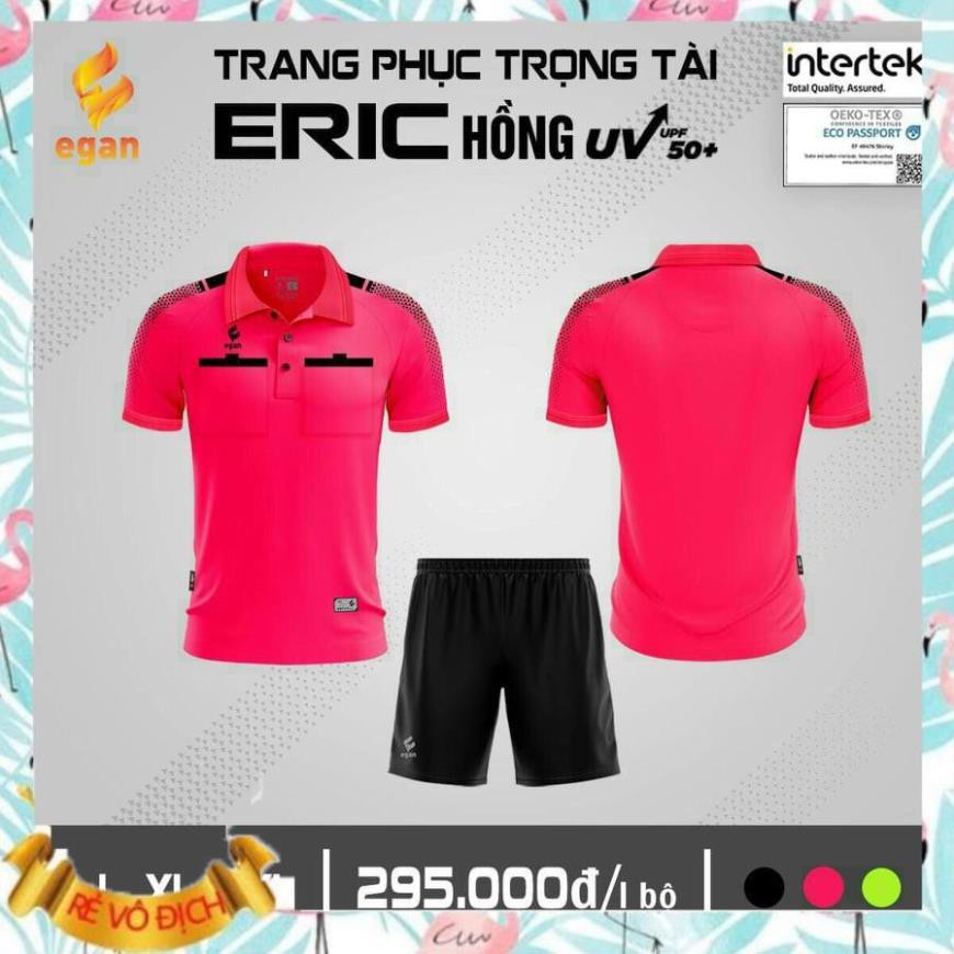 [Sales Sốc] Quần áo bóng đá trọng tài Eric UV,quần áo thể thao chính hãng 3 màu đẹp nhất 2021