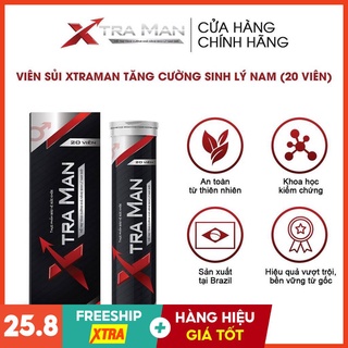 Viên Sủi Xtraman Tăng Cường Sinh Lý Nam Giới - Cải Thiện Sinh Lý Nam Giới Lọ 20 Viên Chính Hãng An Toàn Hiệu Quả