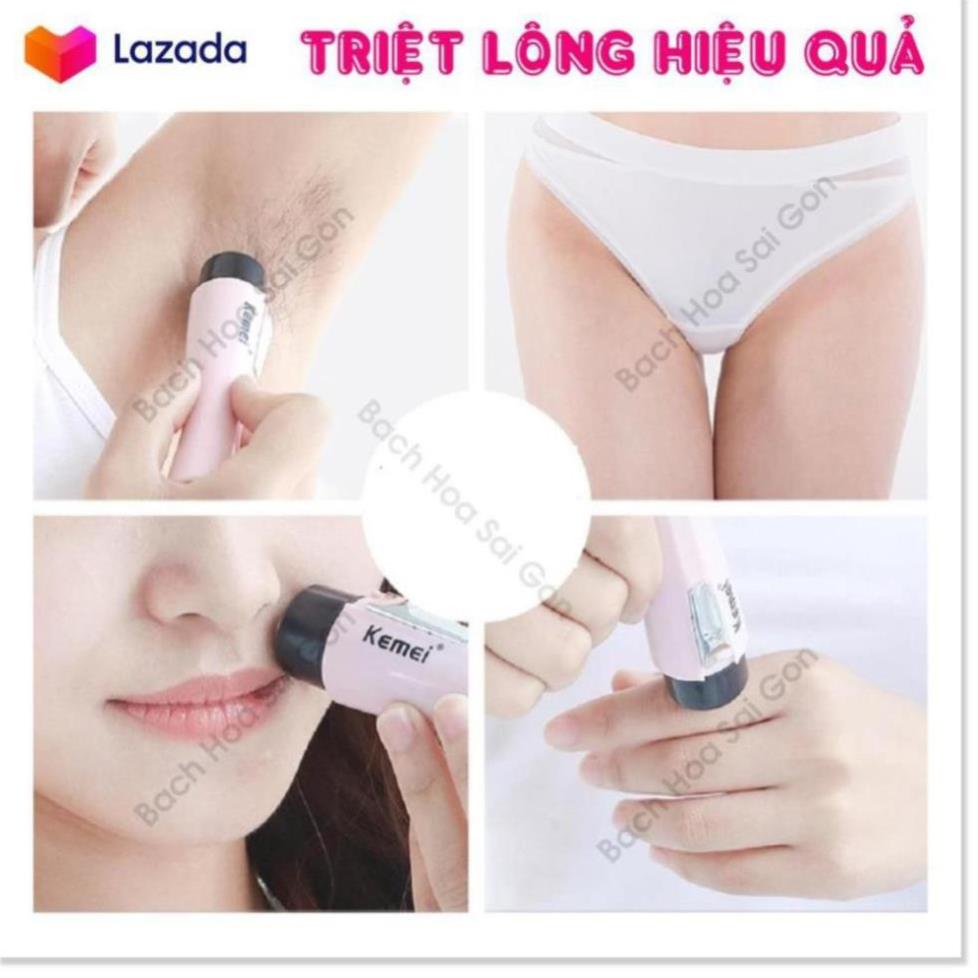 Máy triệt lông vĩnh viễn,lông nách,lông mu,lông bikini,Kemei.an toàn cho da. | BigBuy360 - bigbuy360.vn