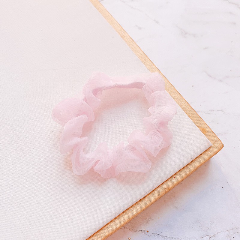 sET 5 DÂY BUỘC TÓC MIX HỒNG CHO BẠN GÁI, CỘT TÓC VẢI VON TRÁI CÂY HỌA TIẾT SANG CHẢNH