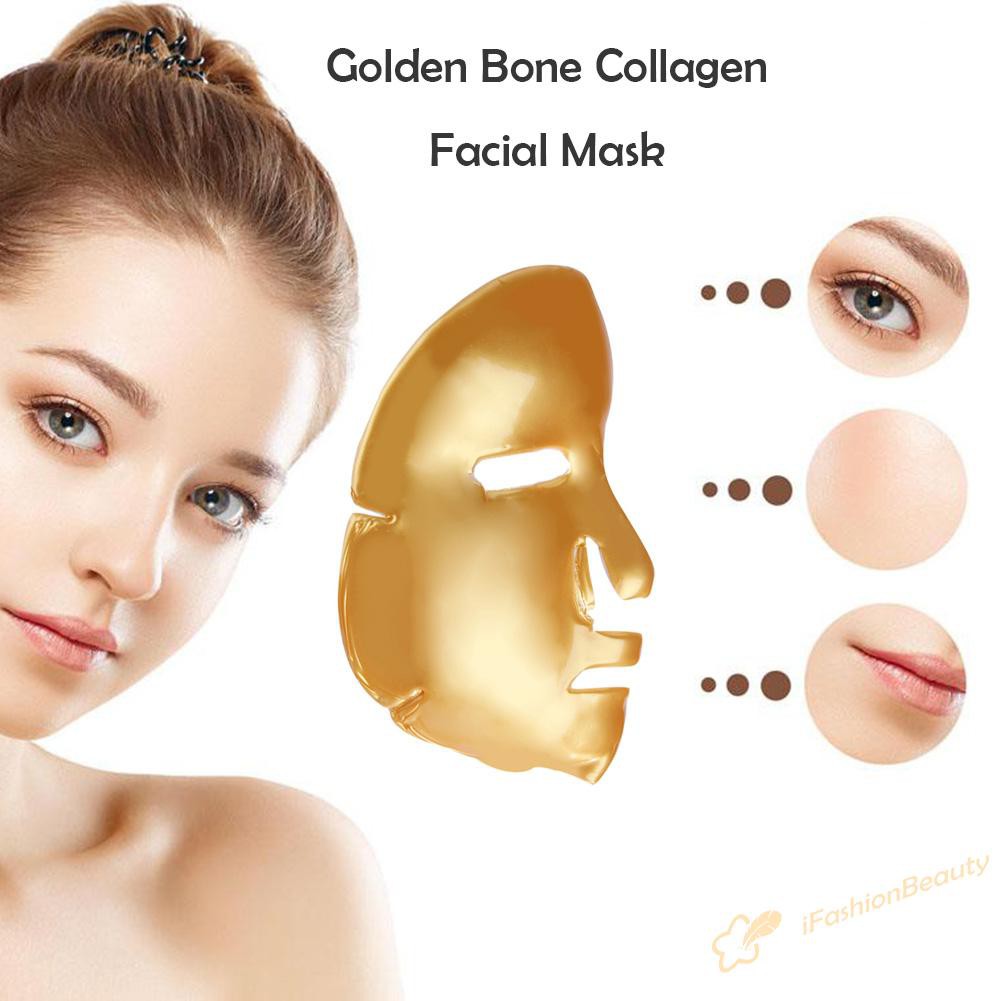 (Hàng Mới Về) Mặt Nạ Collagen Vàng 24k Dưỡng Ẩm Chống Lão Hóa Chăm Sóc Da