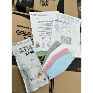 Khẩu trang 4D KF94 Mask kiểu dáng Hàn Quốc kháng khuẩn Chống Giọt Bắn bụi mịn ôm sát mặt