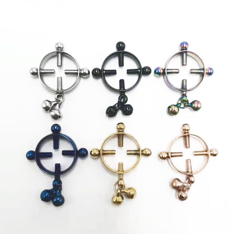 Khuyên ngực không cần xỏ lỗ bằng thép không gỉ gợi cảm