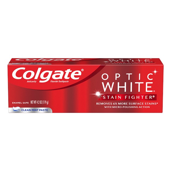 Bộ 03 cây kem đánh răng colgate optic white 119g - Mỹ