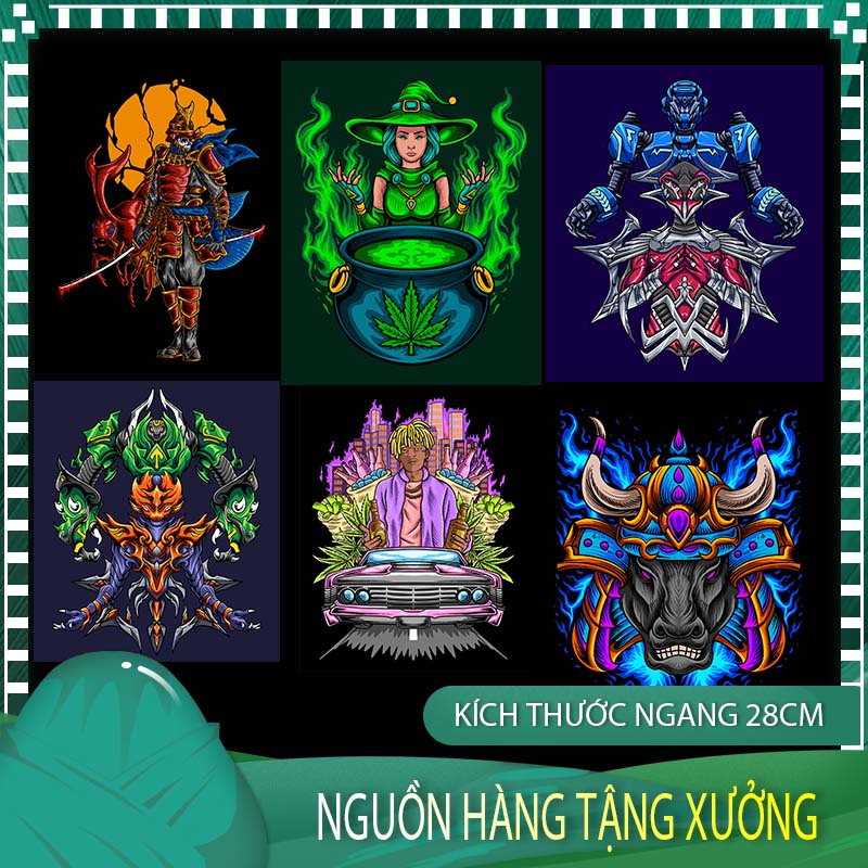- Hình Monter 02 in bằng bàn ủi, bàn là