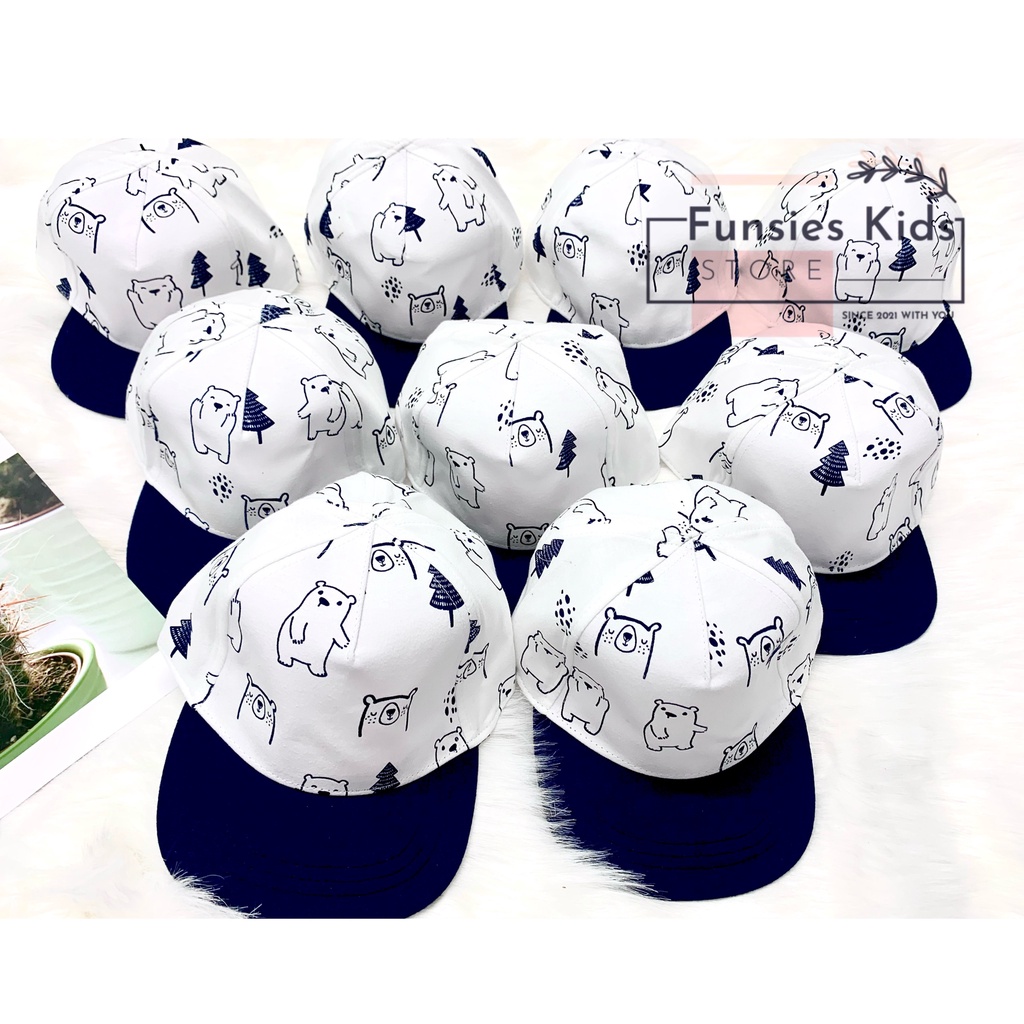 Nón HM snapback cho bé