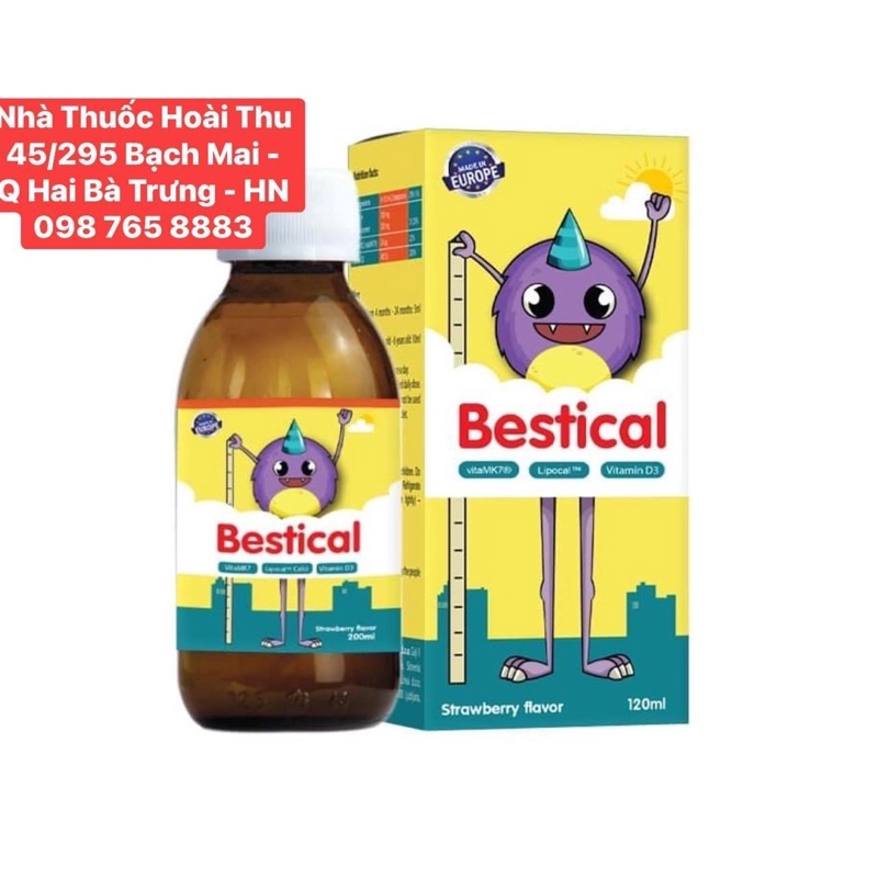 Bestical - Bổ sung canxi và vitamin D3 cho trẻ